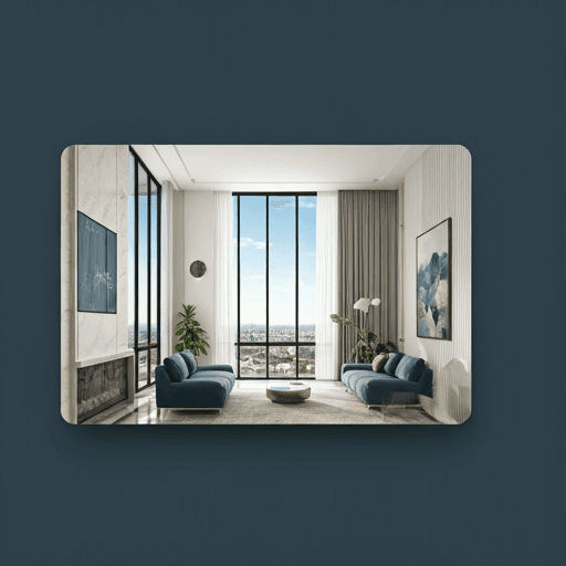 Modern property management dashboard visualization